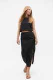 Scallop Midi Pencil Skirt  Black  hi-res
