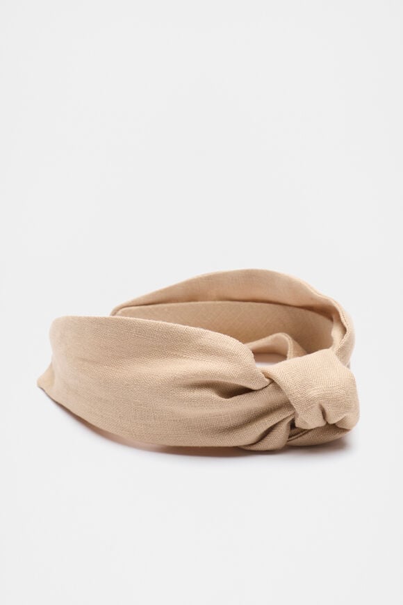Linen Headband  Nougat  hi-res