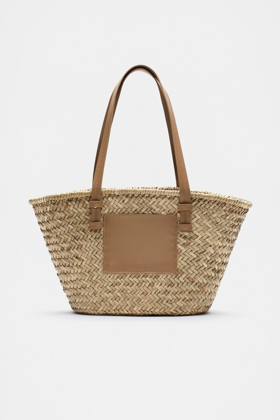 Seed Straw Basket Tote  Natural
