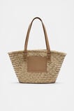 Seed Straw Basket Tote  Natural  hi-res