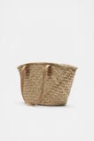 Seed Straw Basket Tote  Natural  hi-res