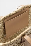 Seed Straw Basket Tote  Natural  hi-res