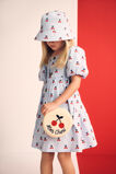 Cherry Stripe Dress  Bright Cornflower  hi-res
