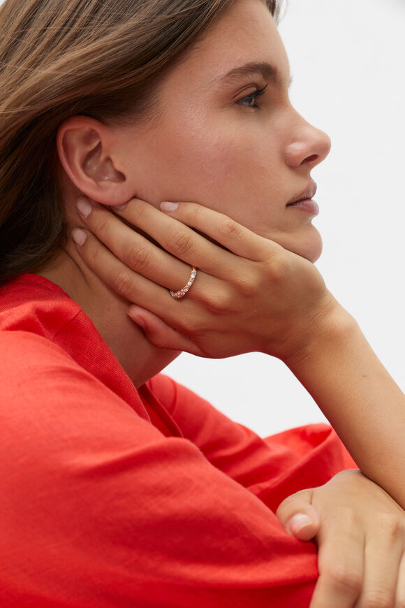 Pave Organic Ring  Gold  hi-res