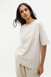 Micro Stripe Tee  Cool Sand Stripe  hi-res