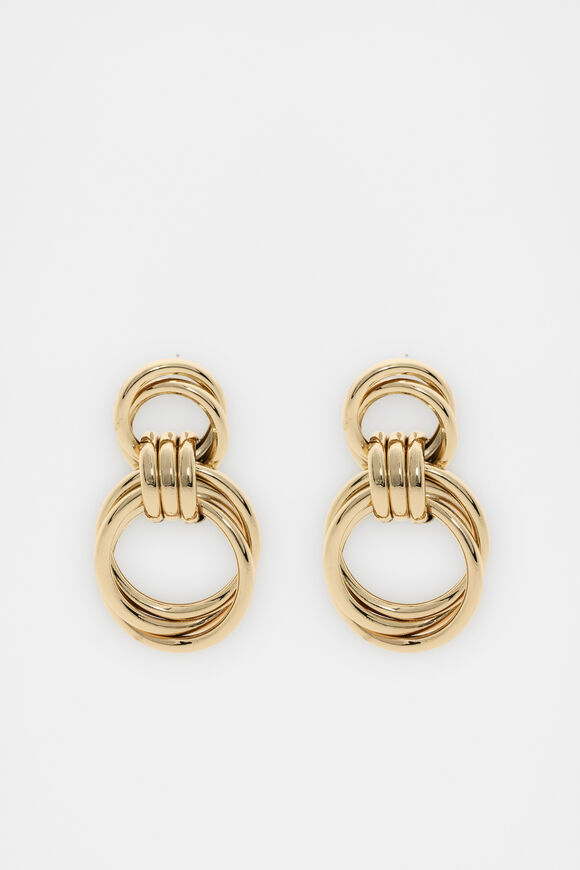 Statement Loop Earring  Gold  hi-res