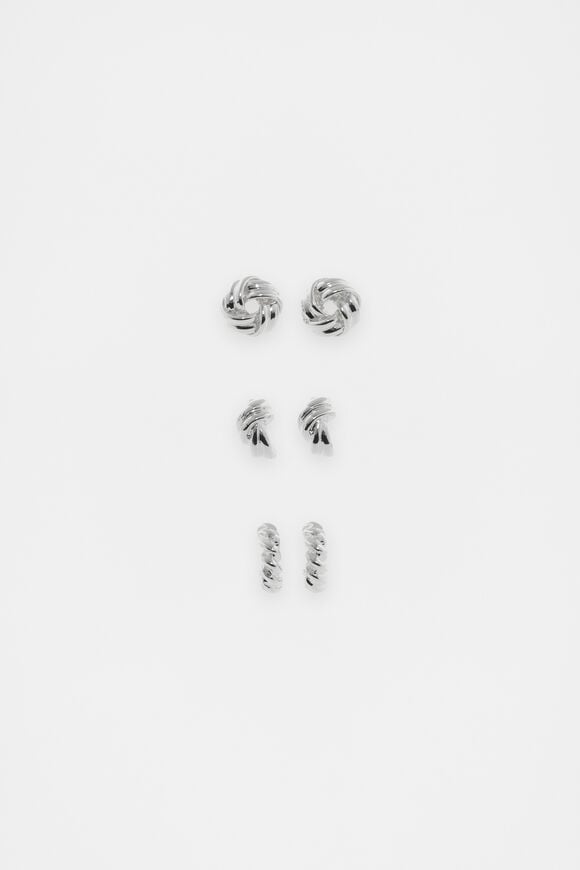 Looped Ear Pack  Silver  hi-res