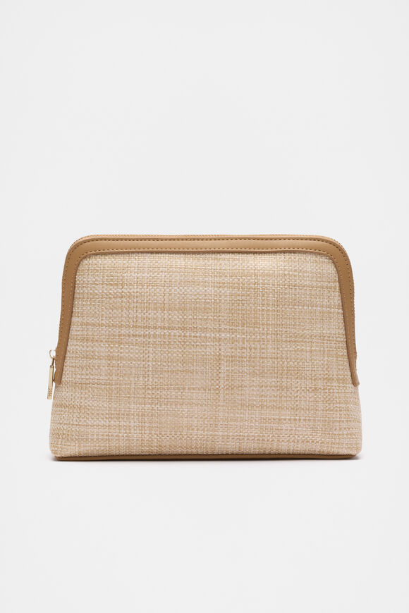 Textured Pouch  Caramel  hi-res