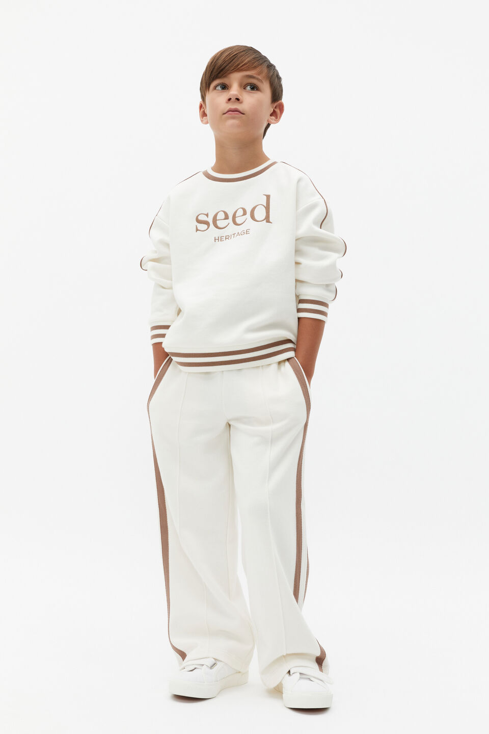 Core Logo Sweat  Classic Cream