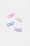 Grosgrain Bow Duck Clip Pack  Multi  hi-res