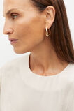 Sculptural Twist Triangle Hoop  Gold  hi-res