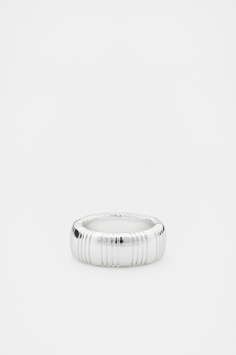 Creases Ring  Silver