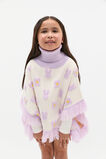 Bunny Poncho  Soft Lilac  hi-res