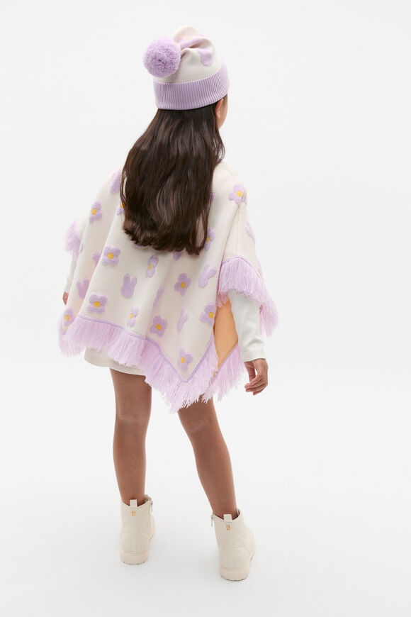 Bunny Poncho  Soft Lilac  hi-res
