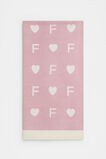 Heart Initial Blanket  F  hi-res