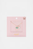 Bunny Initial Necklace  H  hi-res