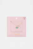 Bunny Initial Necklace  I  hi-res