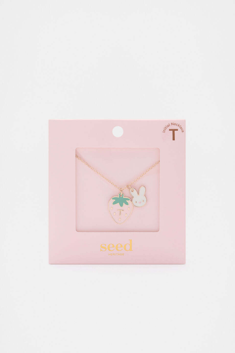 Bunny Initial Necklace  T