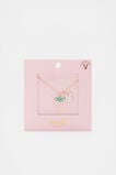 Bunny Initial Necklace  V  hi-res