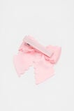 Heritage Scallop Bow Duck Clip  Rose Petal  hi-res
