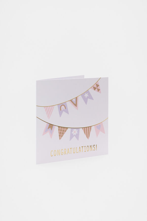 Congratulations Yardage Card  Multi  hi-res