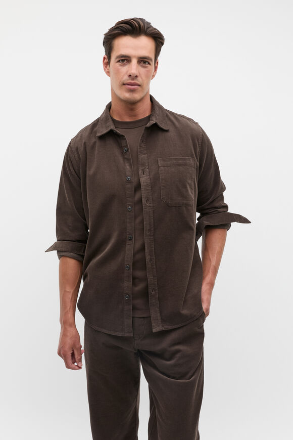 Cord Shirt  Dark Espresso  hi-res