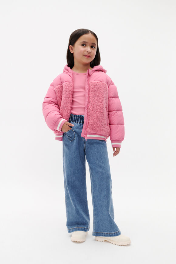 Essential Logo Jacket  Raspberry  hi-res