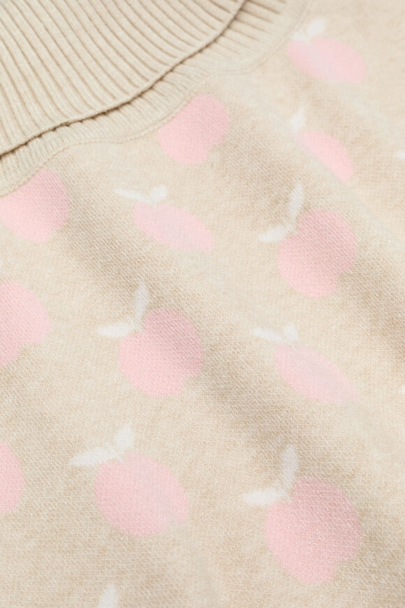 Apple Poncho  Oat Marle  hi-res