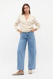 Merino Wool V Neck Pocket Cardigan  Oat Marle  hi-res