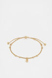 Gold Letter Chains Bracelet  G  hi-res
