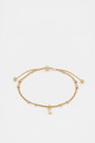 Gold Letter Chains Bracelet  L  hi-res