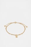 Gold Letter Chains Bracelet  M  hi-res