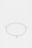 Silver Letter Chains Bracelet  A  hi-res