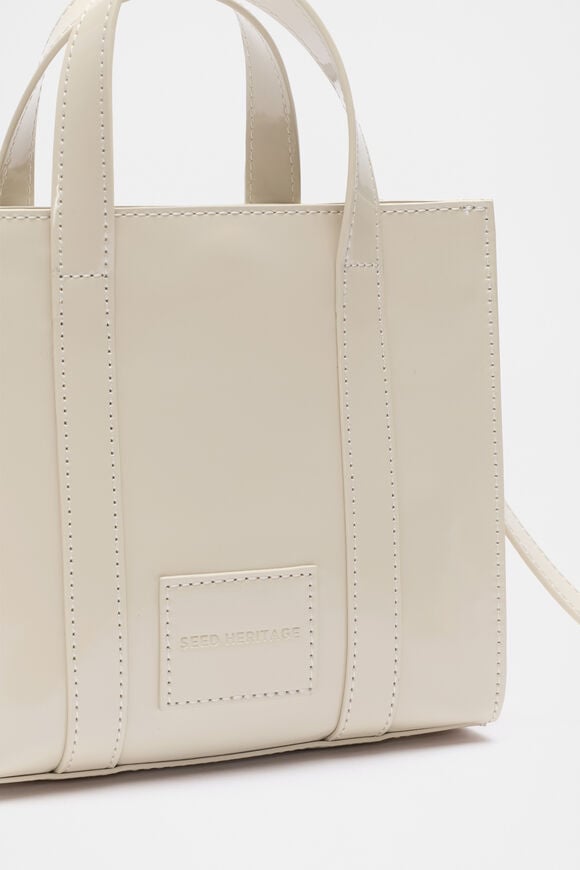 Coated Carry All Mini Tote  Oat  hi-res