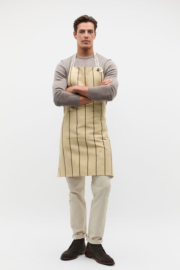 Aamira Striped Apron  Marzipan  hi-res