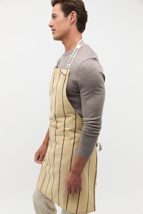 Aamira Striped Apron  Marzipan  hi-res