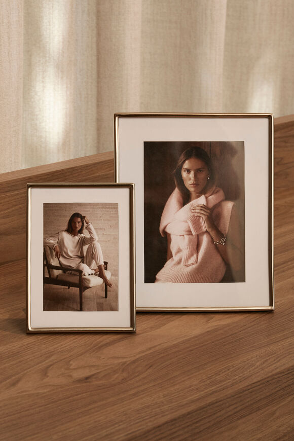 Casey Medium Photo Frame  Gold  hi-res