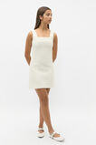 Boucle Tweed Dress  Light Cream  hi-res
