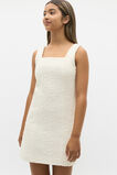 Boucle Tweed Dress  Light Cream  hi-res