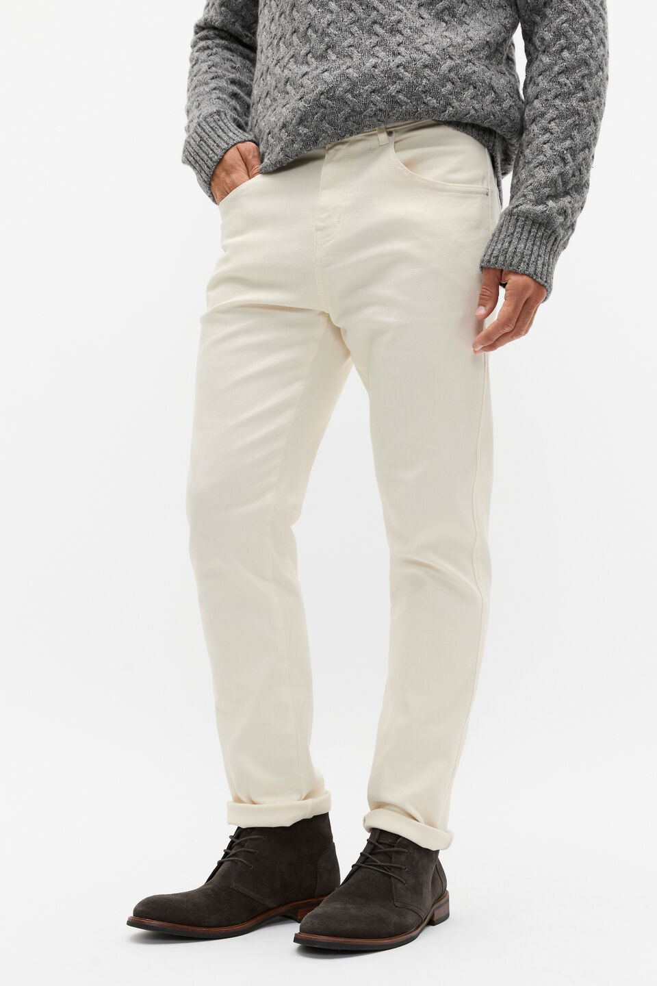 Five Pocket Pant  Ivory