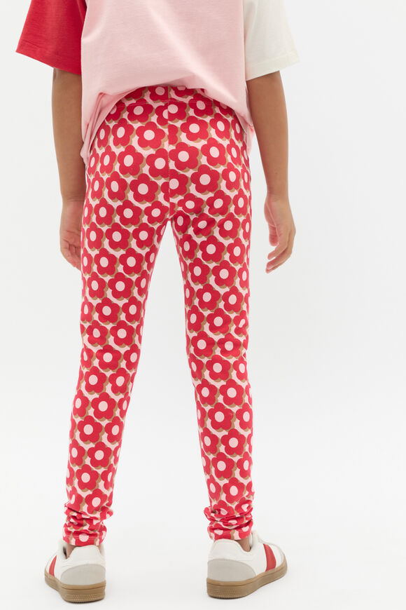 Flower Legging  Chilli Red  hi-res