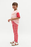 Flower Legging  Chilli Red  hi-res