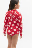 Flower Rashsuit Set  Chilli Red  hi-res