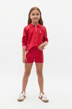 Sporty Knit Short  Chilli Red  hi-res