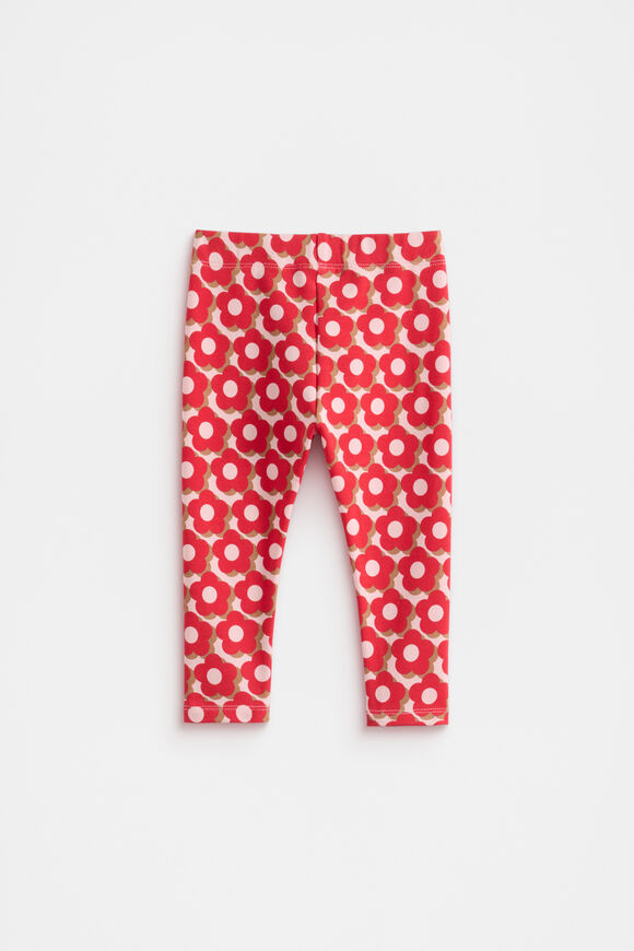 Flower Legging  Chilli Red  hi-res