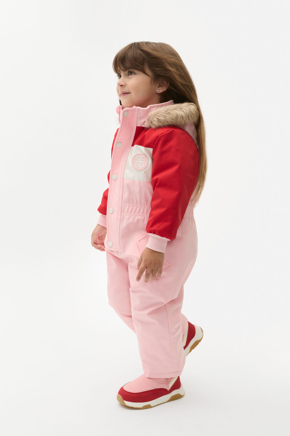 Snow Suit  Pink Multi