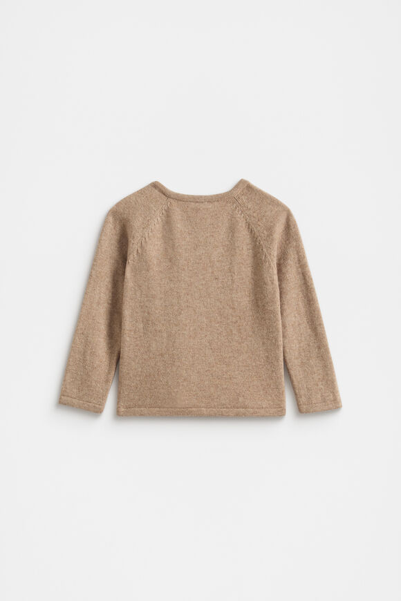 Cable Knit Cardigan  Nutmeg Marle  hi-res