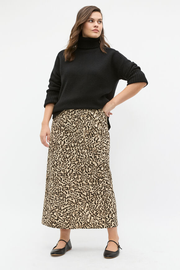 Leopard Skirt  Animal Print  hi-res