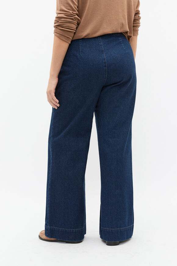 Denim Side Zip Jean  Twilight Blue Wash  hi-res