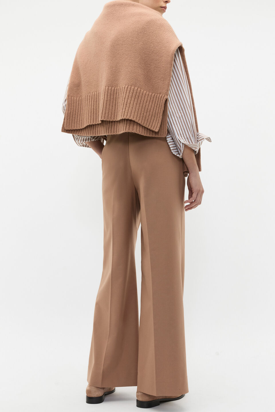 Tailored Wide Leg Pant  Amaretto